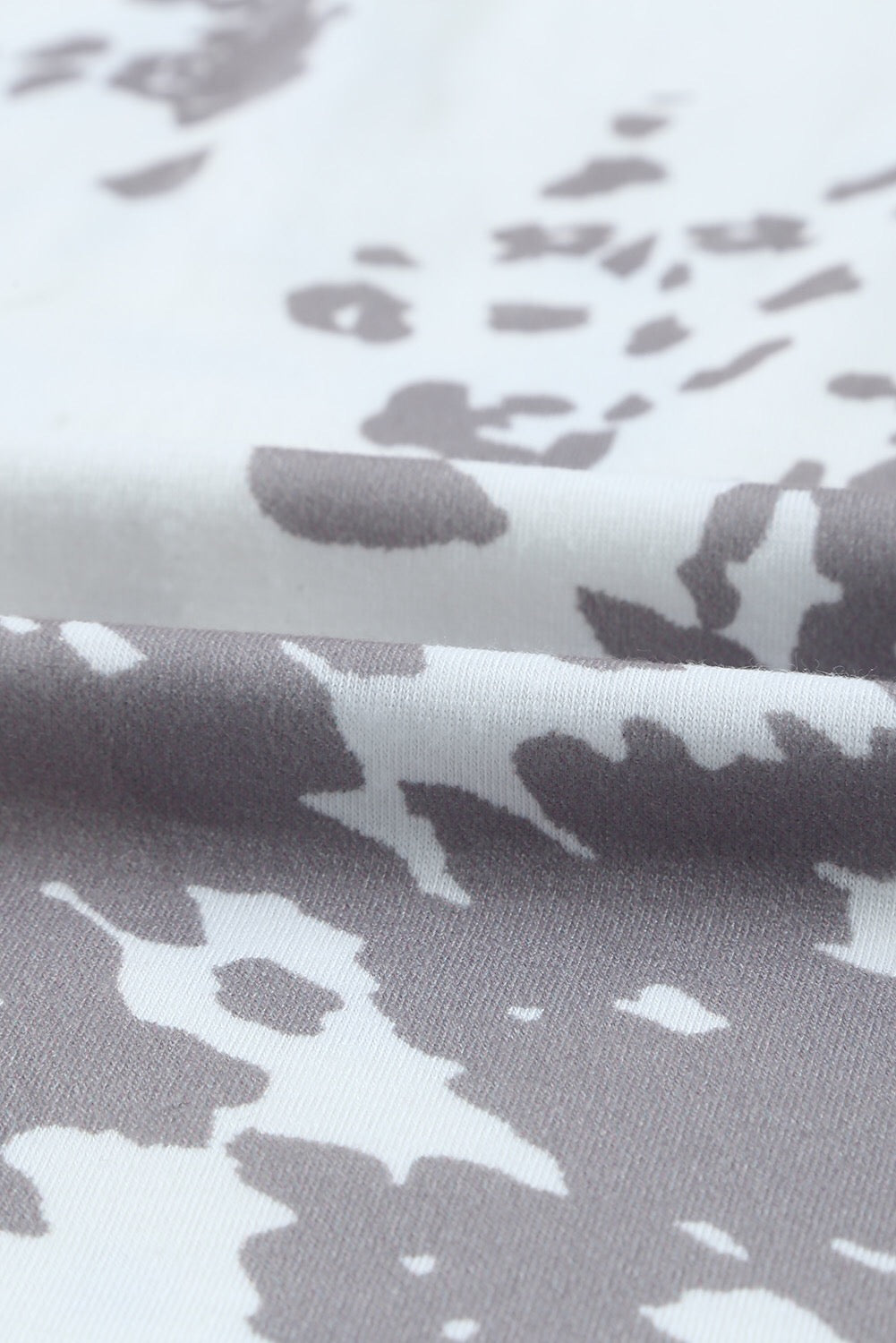 Cow Print Racerback Tank Top - Khaki